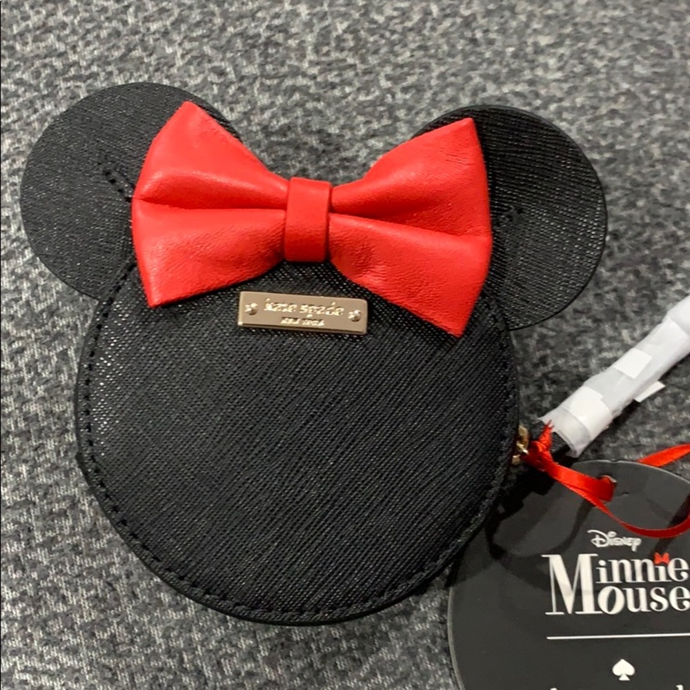 NWT Kate Spade Minnie Mouse coin purse